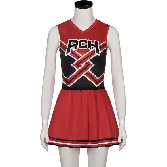 RCH Big Red Bring It On Halloween Cheer Costume - Women's Medium - Picture 2 of 6
